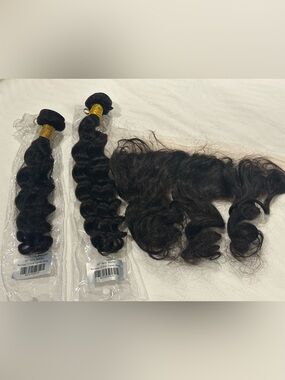 Brazilian human loose deep hair